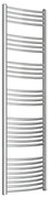 Termoarredo bagno scaldasalviette 60x180 cromo curvo interasse 55 cm