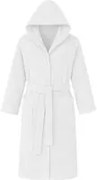 Accappatoio con cappuccio L/XL cotone bianco Basik