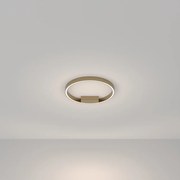 Lampadario A Sospensione Moderno Rim Alluminio Ottone 1 Led 25W