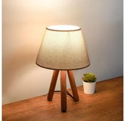 Lampada da tavolo AYD 1xE27/40W/230V marrone/beige