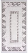 Tappeto in cotone grigio e beige , 100 x 150 cm Versace - Vitaus