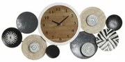 Orologio da Parete DKD Home Decor Metallo Legno (105.4 x 6.5 x 51.5 cm)