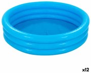 Piscina Gonfiabile per Bambini Intex Azzurro Anelli 156 L 114 x 25 cm (12 Unità)