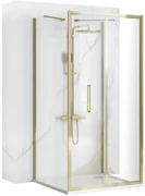 Cabina Doccia A Parete REA Rapid Fold Gold