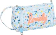 Astuccio per la Scuola con Accessori Moos Lovely Azzurro (32 Pezzi)