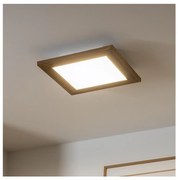 Brilagi - Plafoniera LED SLIMFRAME WOOD LED/25W/230V 34x34 cm marrone