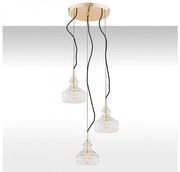 Argon 1462 - Lampadario a sospensione con filo CRUZ 3xE14/7W/230V