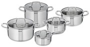 Tefal - Set di pentole 10 pz VIRTUOSO acciaio inossidabile