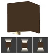 Applique LED da esterno LED/11W/230V 3000K IP65 marrone