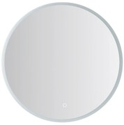 Specchio per bagno luminoso tondo a LED anticondensa D80 cm - DANIELA
