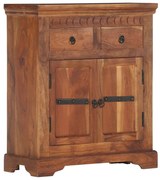 Credenza 63x30x75 cm in legno massello di acacia