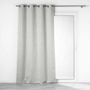 Tenda jacquard oscurante grigio chiaro 140x260 cm Lunella - douceur d'intérieur