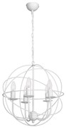 Lampadario GLOBE 5 5xE14/60W bianco
