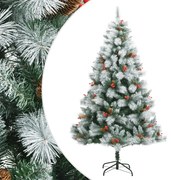 Albero Natale Artificiale Incernierato con Pigne e Bacche, Albero Natale Artificiale Incernierato con Pigne e Bacche 240cm II