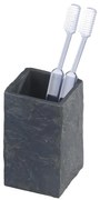 WENKO 17920100 - Bicchiere SLATE ROCK 6,4x10,5 cm antracite