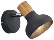 Lampada da parete nero opaco ø 10 cm Latika - Trio