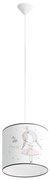 Sollux SL.1414 - Lampadario a sospensione per bambini PRINCESS 1xE27/15W/230V diametro 30 cm