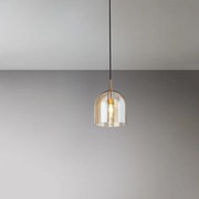 Lampadario Contemporaneo Coro 1 Luce E14 Ambra