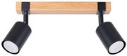 Sollux SL.1344 - Faretto FAGER 2xGU10/10W/230V nero