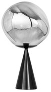 Tom Dixon - Melt Cone Fat Lampada da Tavolo Silver/Black Tom Dixon