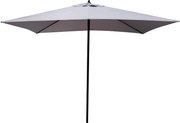 Ombrellone da Giardino 2x3 m Palo Ø38 mm in Acciaio Fadi Push-Up Grigio...