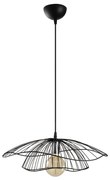 Lampada a sospensione nera Tel, ø 50 cm - Opviq lights