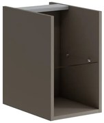 Scocca per base sottolavabo Opera laccato opaco grigio carbone L 30 x H 50 x P 45.5 cm