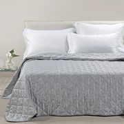 Copriletto Trapuntato in Raso Jacquard Perleè Matrimoniale
