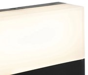 Lampada da parete esterna moderna nera IP44 incl. LED - Dualy