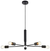 Lindby - Imonis 5 Lampada a Sospensione Nero Lindby