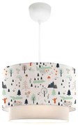Lampadario per bambini CANDY 1xE27/40W/230V bianco/multicolore
