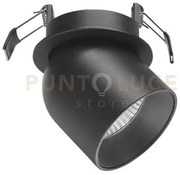 Gfa442- faretto orientabile nero satinato a led 3000k 680lm 9w ip21...