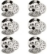 Servizio 18 piatti porcellana Urban nero