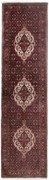 Bidjar Tappeto persiano 80x310 Rosso (Iran) Annodato A Mano