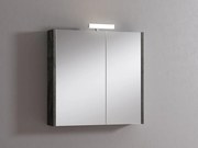 Pensile con luce Akira tigerwood L 71.5 x H 70 x P 15.5 cm