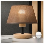 Brilagi - LED Lampada da tavolo ANTHONY 1xE14/40W/230V quercia/marrone