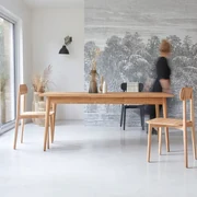 Tikamoon - Tavolo pranzo legno massello Teak teck tek 180x80 sala pranzo soggiorno