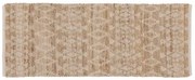 Tappeto Bianco Naturale 60 % Cotone Juta 170 x 70 cm