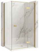 Cabina doccia Rea Atlas 100x100 Brush Gold
