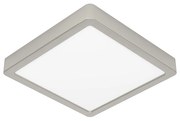 Plafoniera Moderna Fueva 5 Acciaio Nichel Satinato Led Integrato 17W