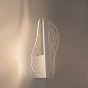 Applique LED moderno Bianca bianco IP20, luce bianco caldo 700 lumen, MANTRA