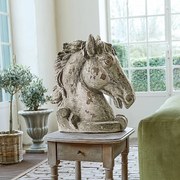 LOBERON Busto di cavallo decorativo Ghenire