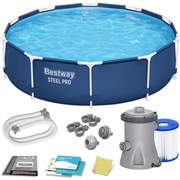 Piscina da giardino con struttura 305 x 76 cm 8 in 1 Bestway 56679