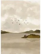 Coordonne Carta da parati panoramica Dungeness View - Beige