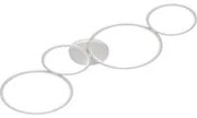 Plafoniera 4 LED Rondo bianco Trio