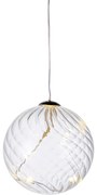 Decorazione luminosa a LED Sfera, Ø 8 cm Wave - Sirius