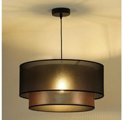 Duolla - Lampadario a sospensione con filo COPPER SHINY 1xE27/15W/230V diametro 45 cm marrone/rame