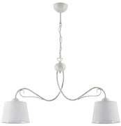 Jupiter 1344 - KM 2 B - Lampadario a sospensione con catena KAMELIA 2xE27/60W/230V