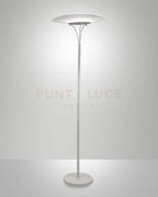 Vela lampada da terra bianca a led 3000k - 24w - 2180 lm dimmerabile