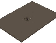 Piatto doccia in ceramica extra slim caffè L 170 x L 70 cm